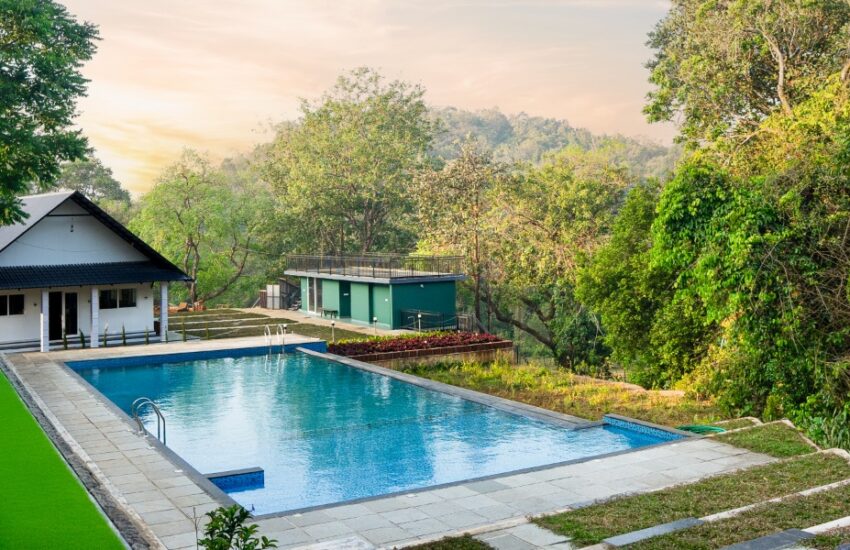Wayanad resort with pool