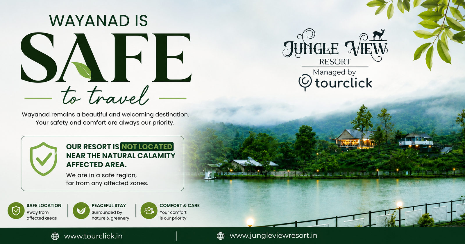 Wayanad Is Safe to Travel: Choose Safe and Comfortable Resorts in Wayanad